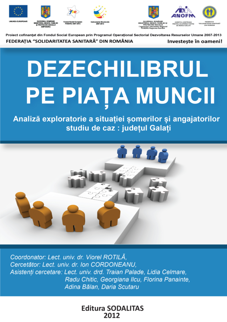Dezechilibrul pe piața muncii. Analiză exploratorie a situației șomerilor și angajatorilor – județul Galați